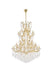 Elegant Lighting - 2800G54G/RC - 61 Light Chandelier - Maria Theresa - Gold