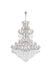 Elegant Lighting - 2800G96C/RC - 85 Light Chandelier - Maria Theresa - Chrome