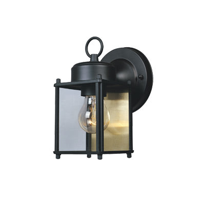 Designers Fountain - 1161-BK - One Light Wall Lantern - Basic Porch - Black