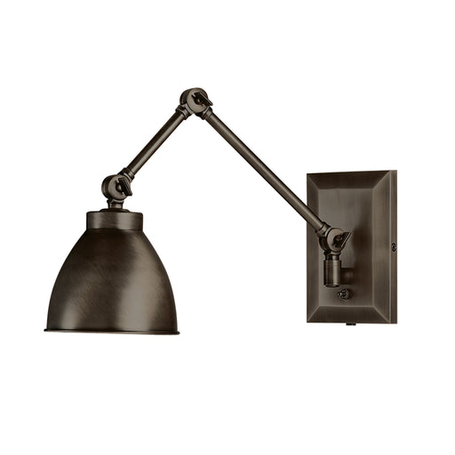 Norwell Lighting - 8471-AR-MS - One Light Swing Arm Wall Sconce - Maggie Swing Arm Sconce - Architectural Bronze