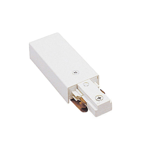 W.A.C. Lighting - J2-LE-WT - Track Connector - 120V Track - White