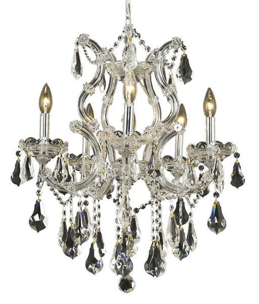 Elegant Lighting - 2801D20C/RC - Six Light Chandelier - Maria Theresa - Chrome