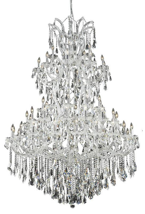 Elegant Lighting - 2801G54C/RC - 61 Light Chandelier - Maria Theresa - Chrome