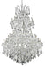 Elegant Lighting - 2801G54C/RC - 61 Light Chandelier - Maria Theresa - Chrome