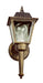 Trans Globe Imports - 4005 BG - One Light Wall Lantern - Estate - Black Gold