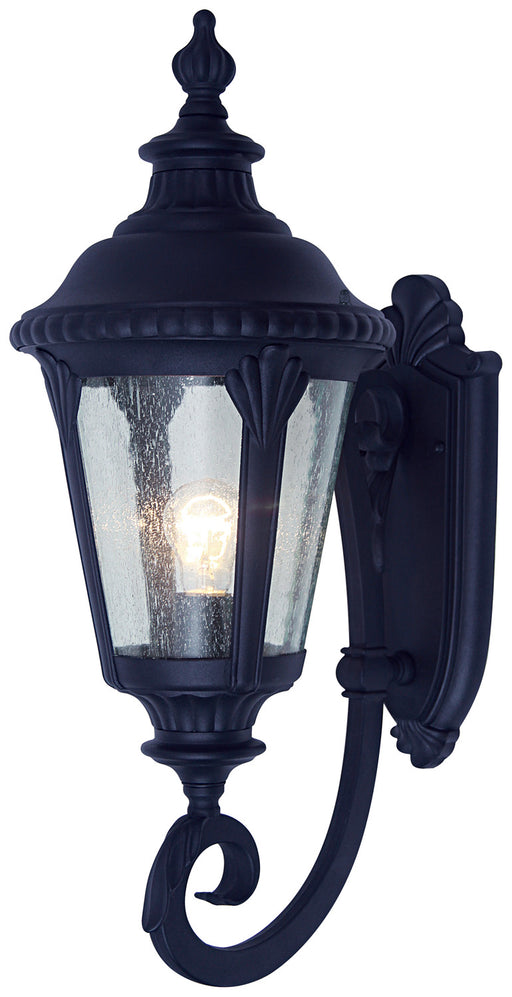 Trans Globe Imports - 5040 BK - One Light Wall Lantern - Commons - Black