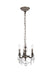 Elegant Lighting - 9103D10PW/RC - Three Light Pendant - Lillie - Pewter