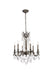 Elegant Lighting - 9206D23PW/RC - Six Light Chandelier - Rosalia - Pewter