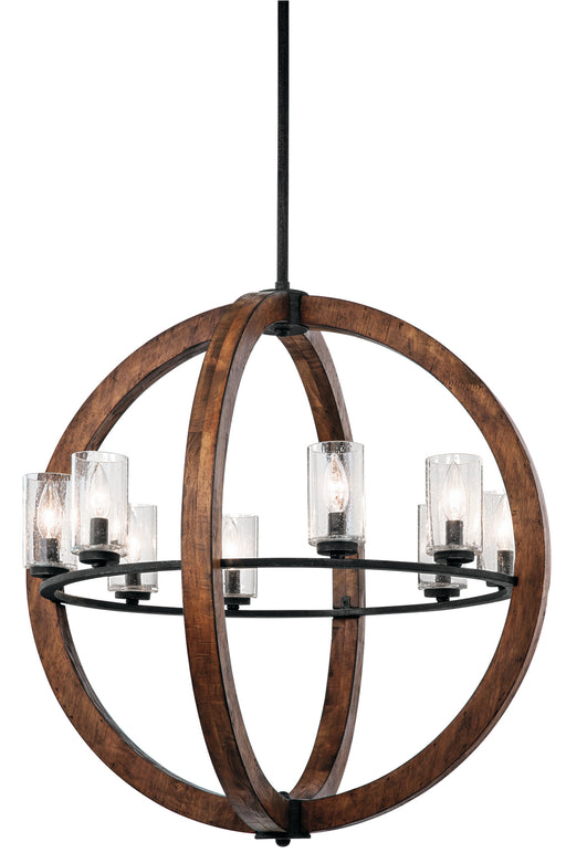 Kichler - 43190AUB - Eight Light Chandelier - Grand Bank - Auburn Stained Finish