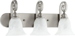 Quorum - 5154-3-64 - Three Light Vanity - Bryant - Classic Nickel