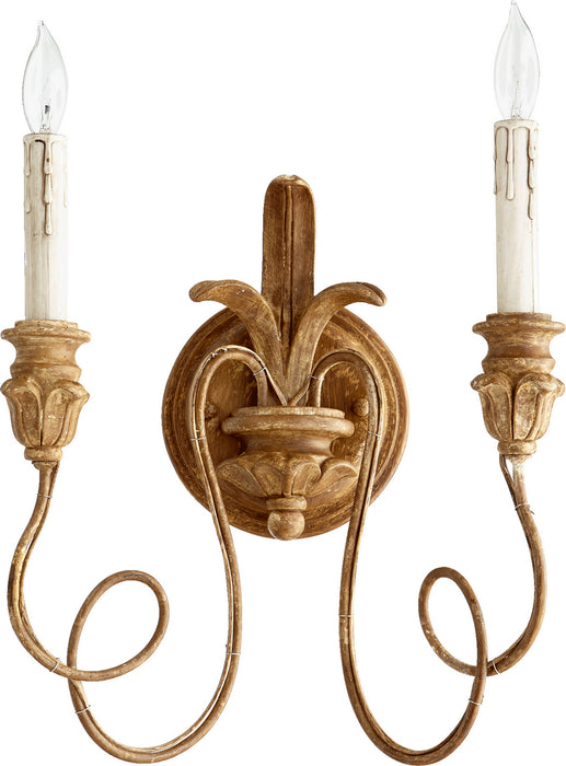 Quorum - 5306-2-94 - Two Light Wall Mount - Salento - French Umber