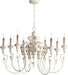 Quorum - 6006-8-70 - Eight Light Chandelier - Salento - Persian White