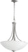 Quorum - 8060-4-64 - Four Light Pendant - Reyes - Classic Nickel