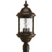 Progress Lighting - P5450-20 - Three Light Post Lantern - Ashmore - Antique Bronze