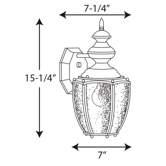 Roman Coach Wall Lantern-Exterior-Progress Lighting-Lighting Design Store