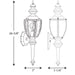 Roman Coach Wall Lantern-Exterior-Progress Lighting-Lighting Design Store