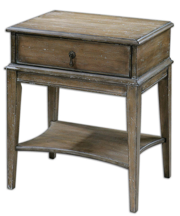 Uttermost - 24312 - Accent Table - Hanford - Weathered Pine