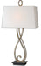 Uttermost - 26341 - One Light Table Lamp - Ferndale - Antiqued Silver-champagne w/Dark Bronze
