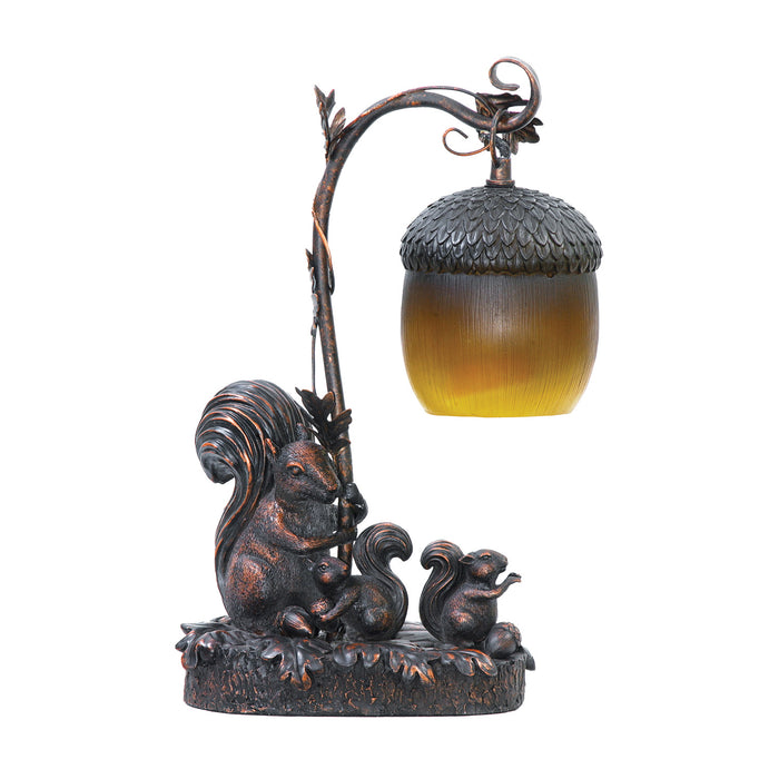 Elk Home - 91-768 - One Light Table Lamp - Squirrel Acorn Light - Burwell Bronze