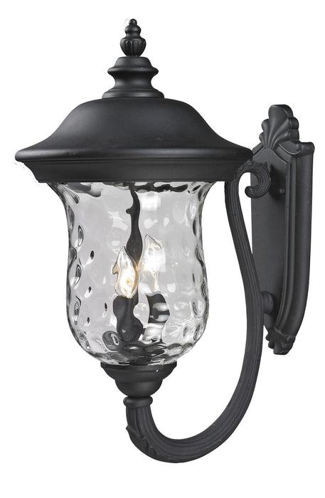 Z-Lite - 533B-BK - Three Light Outdoor Wall Sconce - Armstrong - Black