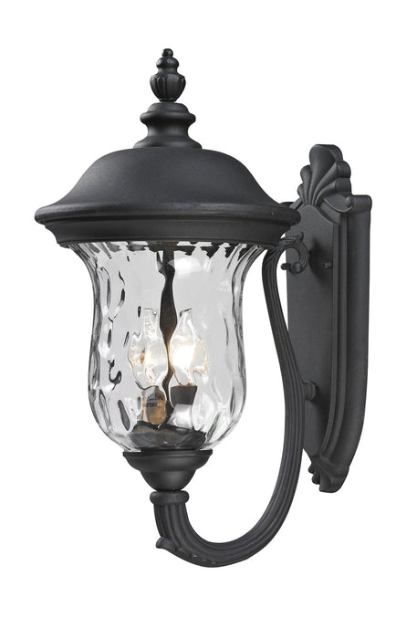 Z-Lite - 533M-BK - Two Light Outdoor Wall Mount - Armstrong - Black