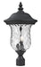 Z-Lite - 533PHM-BK - Two Light Outdoor Post Mount - Armstrong - Black