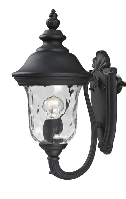 Z-Lite - 533S-BK - One Light Outdoor Wall Mount - Armstrong - Black