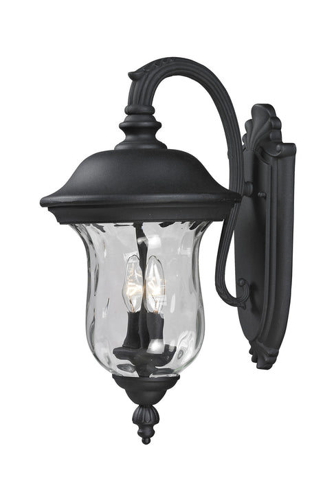 Z-Lite - 534M-BK - Two Light Outdoor Wall Mount - Armstrong - Black