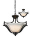 Z-Lite - 703SFC-MB - Three Light Pendant - Lagoon - Matte Black