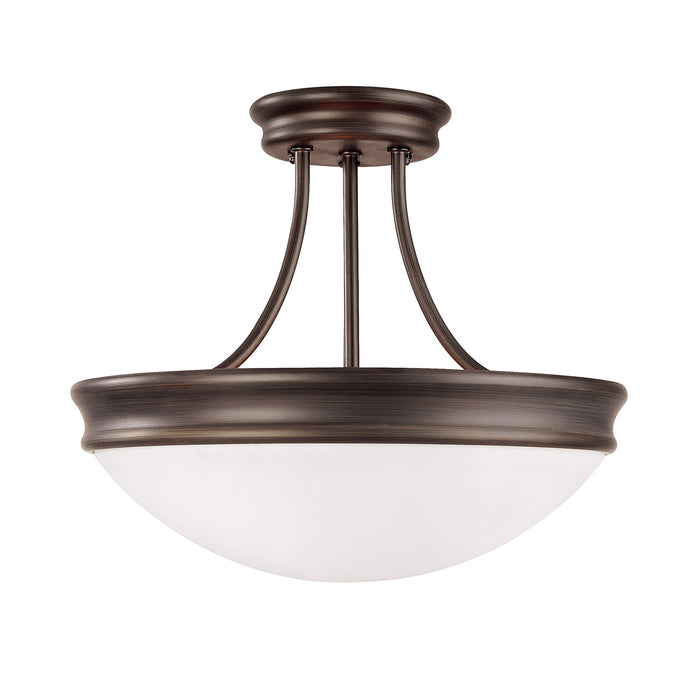 Capital Lighting - 2037OR - Three Light Semi-Flush Mount - Independent - Oil Rubbed Bronze