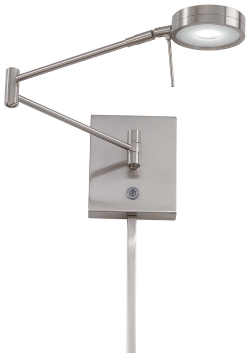 George Kovacs - P4308-084 - LED Swing Arm Wall Lamp - George`S Reading Room - Brushed Nickel