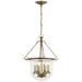 Visual Comfort - CHC 2117AB - Six Light Lantern - Country Bell Jar - Antique-Burnished Brass