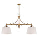Visual Comfort - CHC 5102AB-L - Four Light Pendant - Sloane Street Shop Light - Antique-Burnished Brass