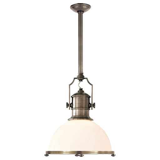 Visual Comfort - CHC 5136AN-WG - One Light Pendant - Country Industrial - Antique Nickel