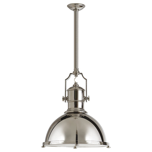 Visual Comfort - CHC 5136PN-PN - One Light Pendant - Country Industrial - Polished Nickel