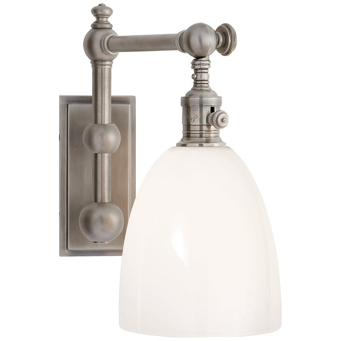 Visual Comfort - CHD 2153AN-WG - One Light Wall Sconce - Pimlico - Antique Nickel