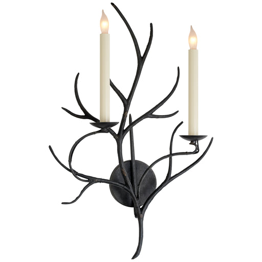 Visual Comfort - CHD 2470AI - Two Light Wall Sconce - Branch Sconce - Aged Iron