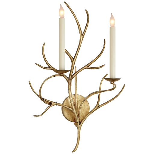 Visual Comfort - CHD 2470GI - Two Light Wall Sconce - Branch Sconce - Gilded Iron