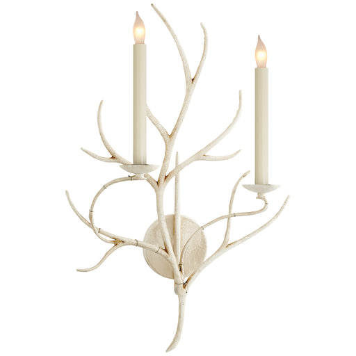 Visual Comfort - CHD 2470OW - Two Light Wall Sconce - Branch Sconce - Old White