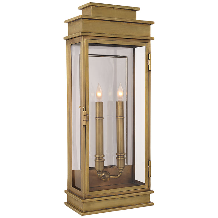 Visual Comfort - CHD 2910AB - Two Light Wall Sconce - Linear Lantern - Antique-Burnished Brass