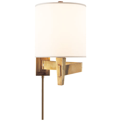 Visual Comfort - PT 2000HAB-S - One Light Swing Arm Wall Lamp - ARCHITECTS - Hand-Rubbed Antique Brass