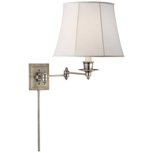 Visual Comfort - S 2000AN-L - One Light Swing Arm Wall Lamp - Swing Arm Sconce - Antique Nickel