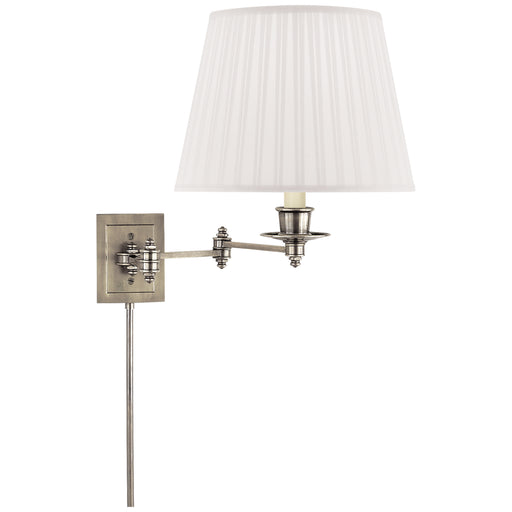 Visual Comfort - S 2000AN-S - One Light Swing Arm Wall Lamp - Swing Arm Sconce - Antique Nickel