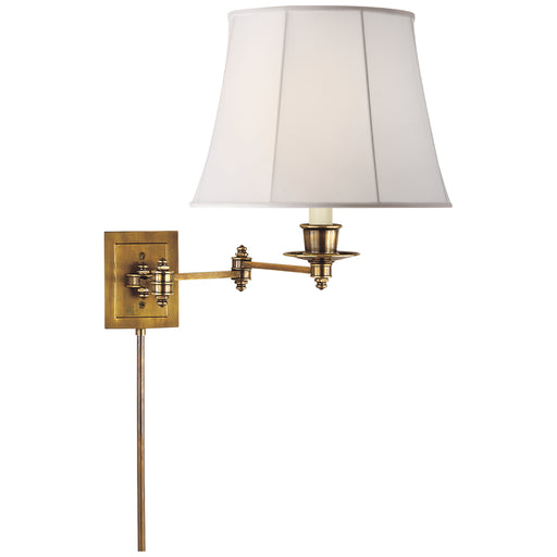 Visual Comfort - S 2000HAB-L - One Light Swing Arm Wall Lamp - Swing Arm Sconce - Hand-Rubbed Antique Brass