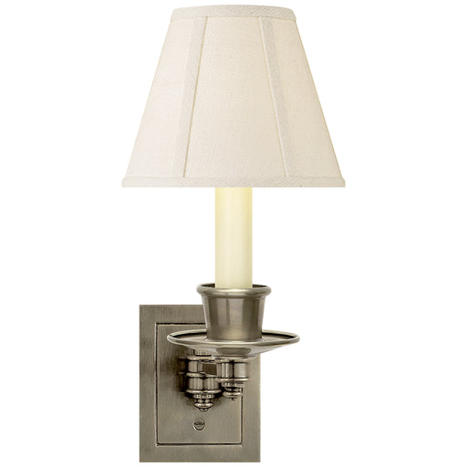Visual Comfort - S 2005AN-L - One Light Swing Arm Wall Lamp - Swing Arm Sconce - Antique Nickel