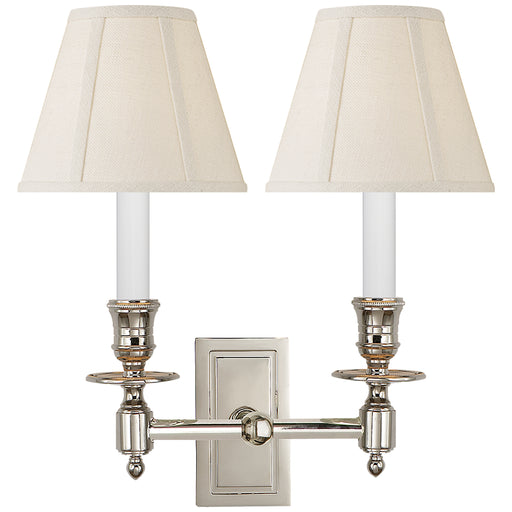 Visual Comfort - S 2212PN-L - Two Light Wall Sconce - French Library - Polished Nickel
