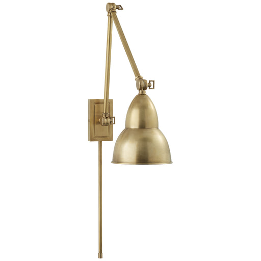 Visual Comfort - S 2602HAB - One Light Wall Sconce - French Library2 - Hand-Rubbed Antique Brass