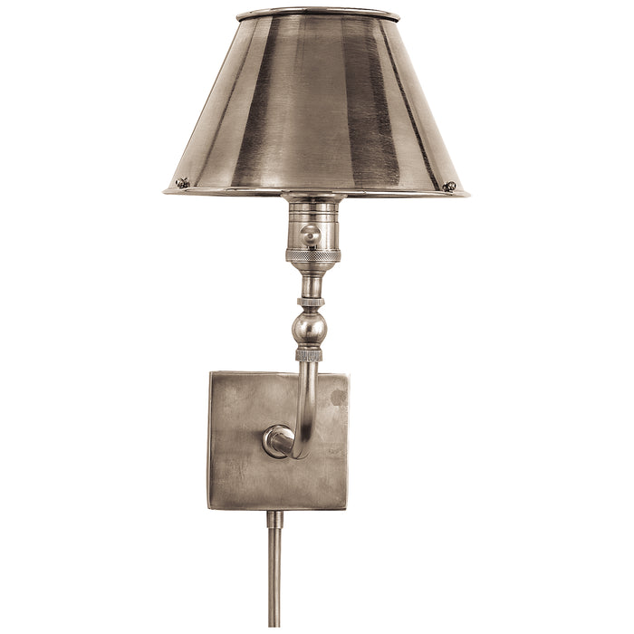 Visual Comfort - S 2650AN-AN - One Light Wall Sconce - Swivel Head Wall - Antique Nickel