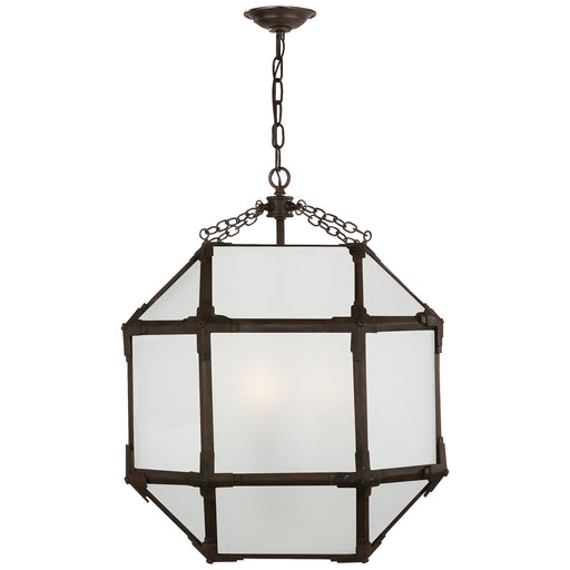 Visual Comfort - SK 5009AZ-FG - Three Light Lantern - Morris - Antique Zinc