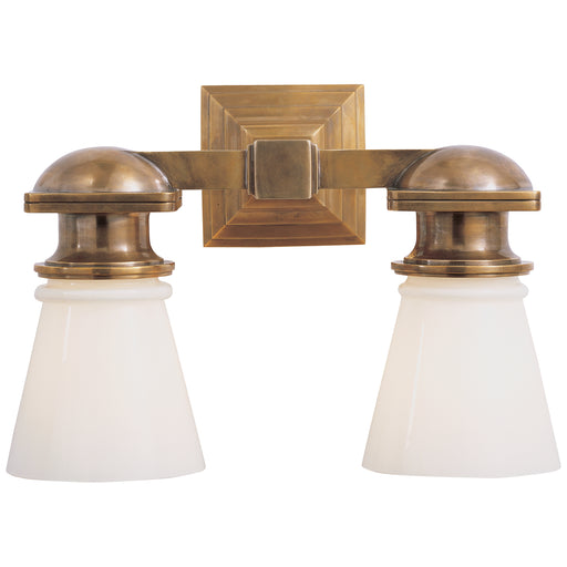 Visual Comfort - SL 2152HAB-WG - Two Light Wall Sconce - NY Subway - Hand-Rubbed Antique Brass
